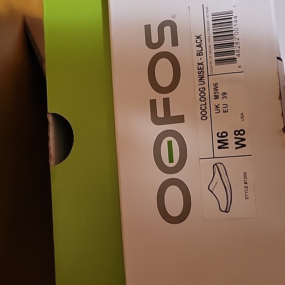 Nurse clogs oofos black USA size 8w - Picture 5 of 5